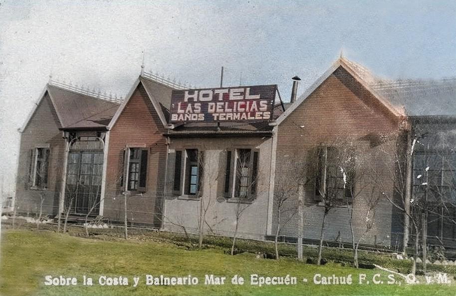 Hotel Las Delicias. coloreada