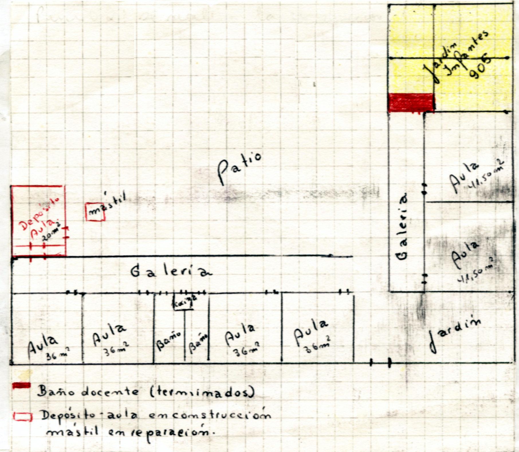 1979 Croquis Escuela Nº17 1979