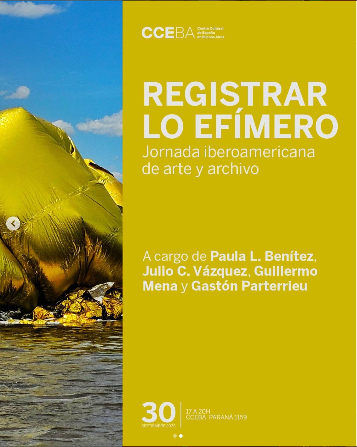 REGISTRAR LO EFÍMERO