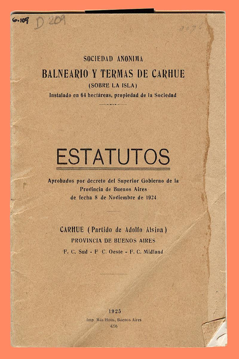 2200 Estatutos balneario Sobre la Isla 1925-min