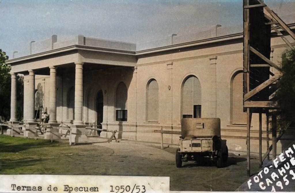 1950 Termas de epecuen 1950 COLOREADA