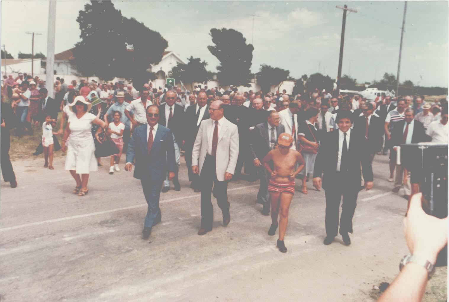 1983 Inauguración de la Terminal. Gob. Aguado y Fernández